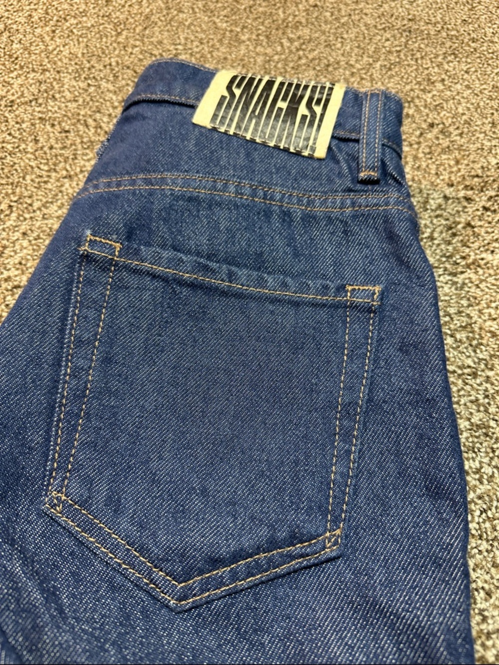 MOTHER Snacks jeans the pin up tippy top sweet too in clean your plate size 25 - Picture 6 of 13